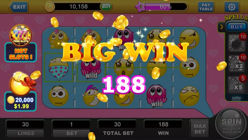 Free Slot Machine Casino-Emoji  Screenshot 2