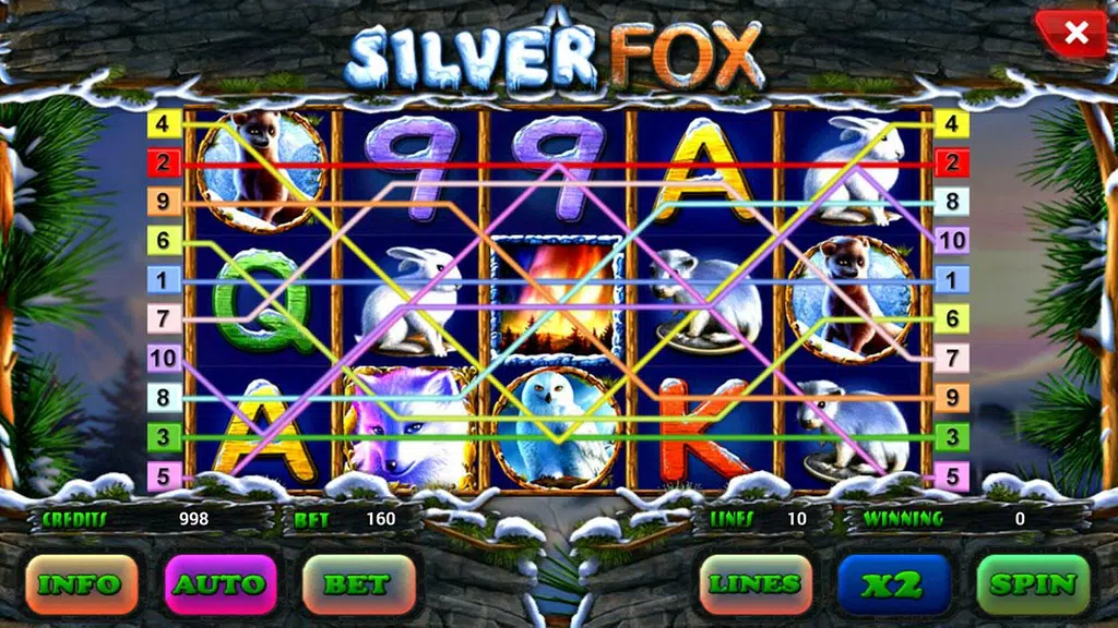 Silver Fox slot  Screenshot 2