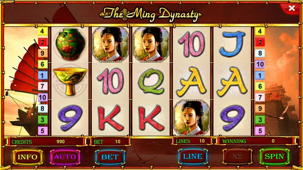 The Ming Dynasty slot  Screenshot 1