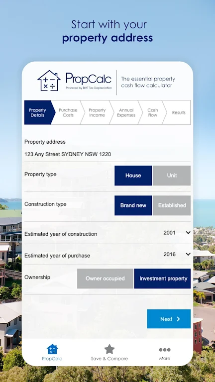 BMT PropCalc  Screenshot 1