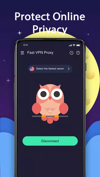 NightOwl VPN Lite- FAST&SECURE  Screenshot 1