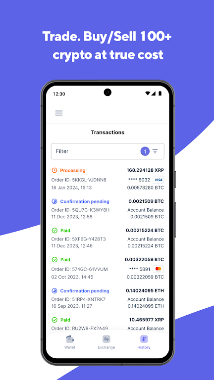 Switchere: Buy & Sell Crypto  Screenshot 3