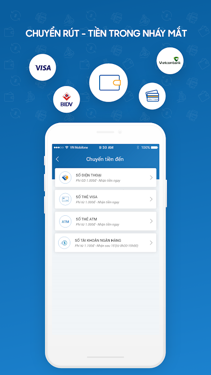 VIMO Ví điện tử Chuyển tiền  Screenshot 2