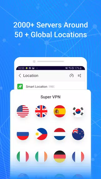 Super VPN - Free, Fast, Secure & Unlimited Proxy  Screenshot 3