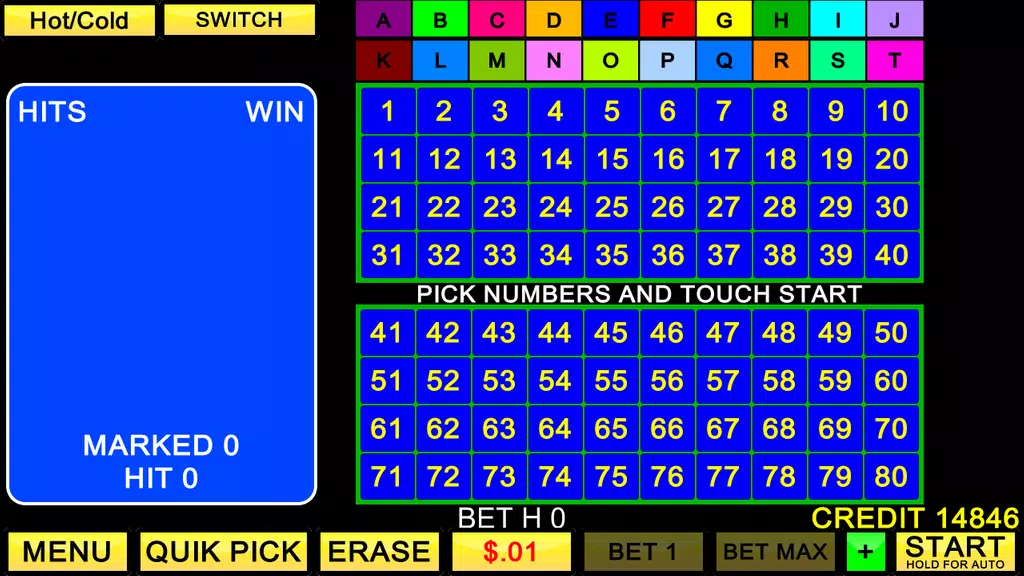 Keno 20 Card  Screenshot 1