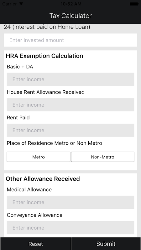 Income Tax Calculator India  Screenshot 3