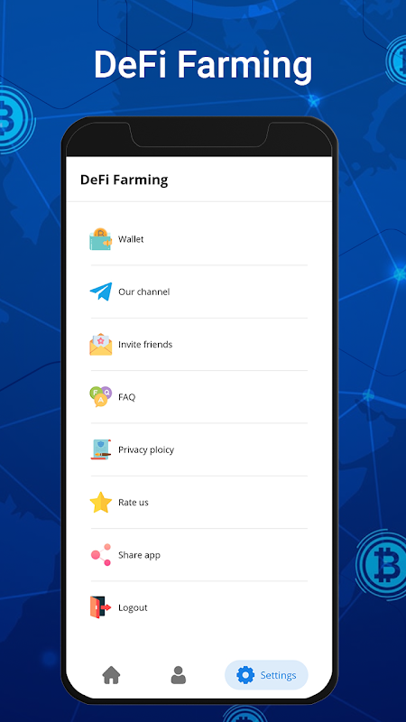 DeFi Farming - Cryptocurrency Farming App  Screenshot 1