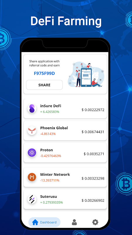 DeFi Farming - Cryptocurrency Farming App  Screenshot 2