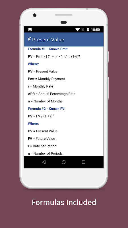 Present Value Calculator - PV Formula  Screenshot 2