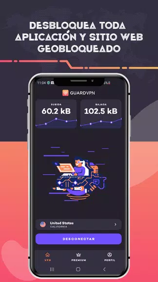 GuardVPN - VPN Ilimitado grati  Screenshot 4