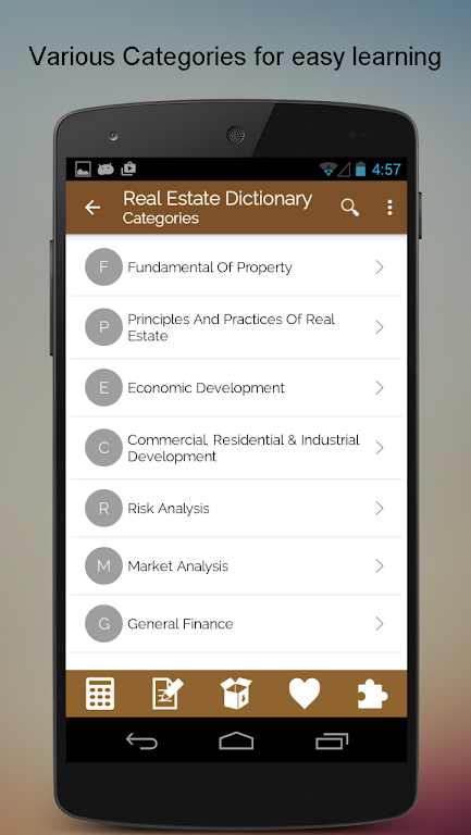 Real Estate Dictionary  Screenshot 2