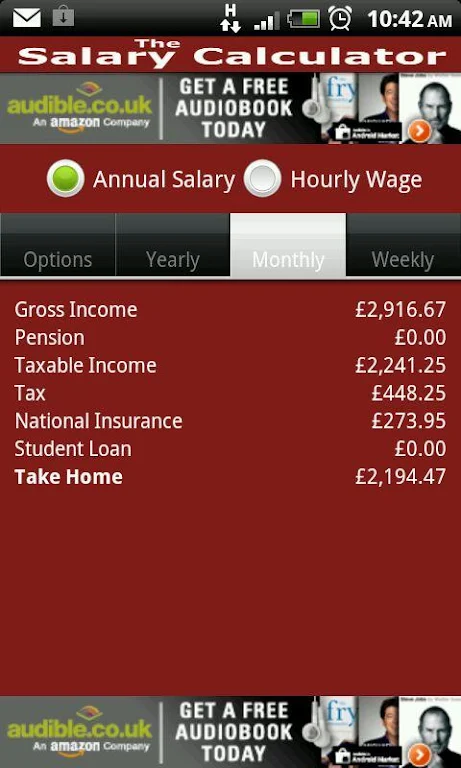 The Salary Calculator  Screenshot 2