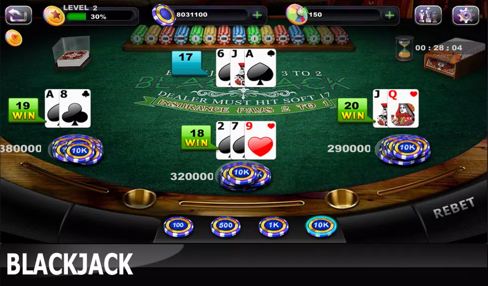 Blackjack: Experience real cas  Screenshot 3