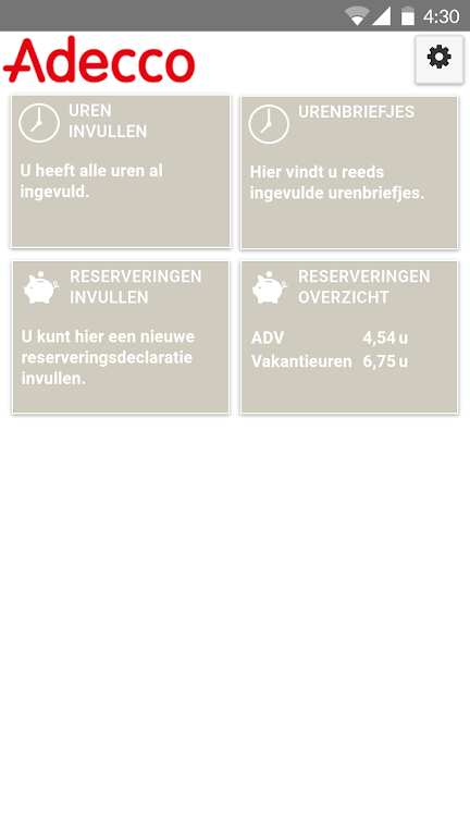 Adecco Adtime  Screenshot 1