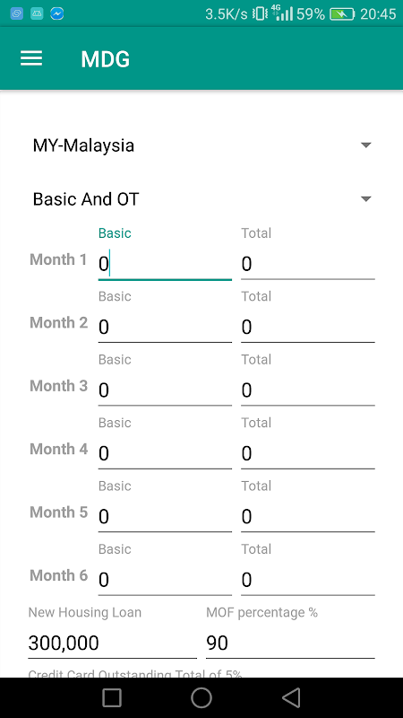 MDG CALCULATOR  Screenshot 3