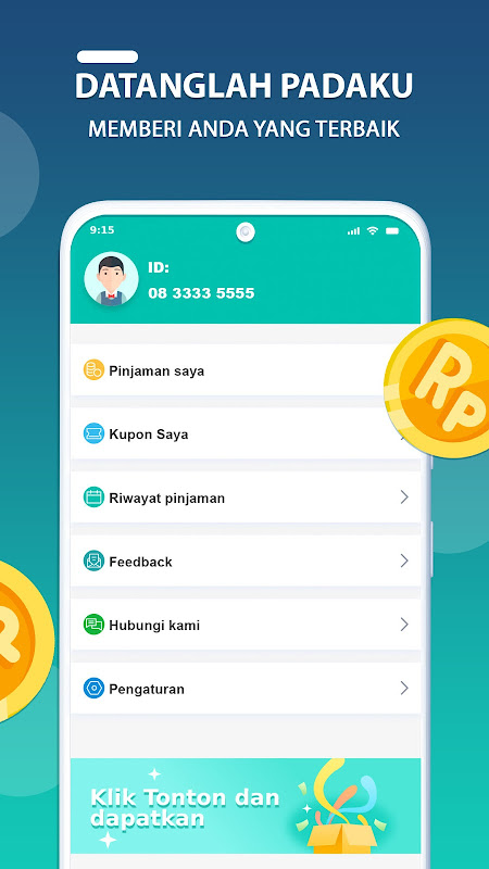 Kreditin - pinjaman tanpa agunan  Screenshot 4