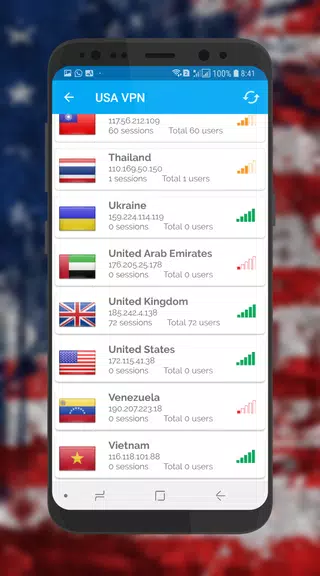 USA VPN  - Unlimited , Free  Screenshot 4