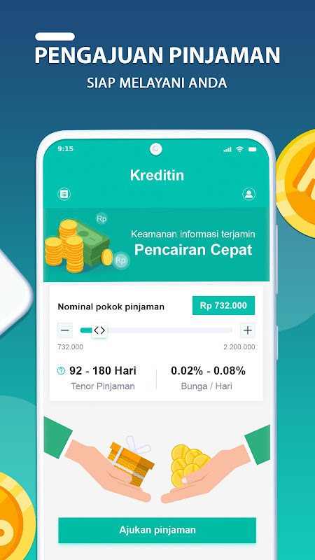 Kreditin - pinjaman tanpa agunan  Screenshot 1