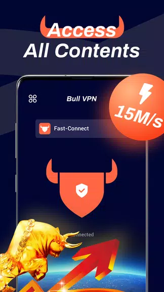 Bull VPN - Super Fast Proxy  Screenshot 1