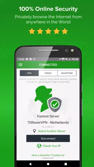 Unlimited VPN app - Simple and easy to use - ibVPN  Screenshot 1