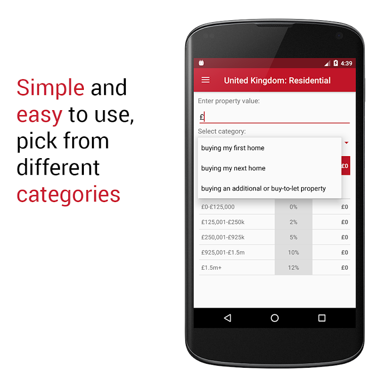 Stamp Duty Calculator UK  Screenshot 3