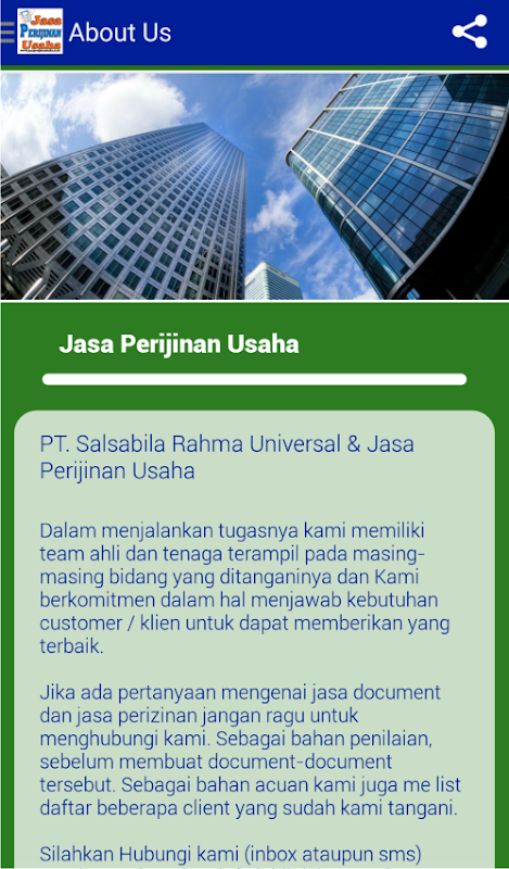 Jasa Perijinan Usaha  Screenshot 1