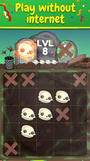 Tic Tac Toe x-o game Glitter GLOW  Screenshot 2