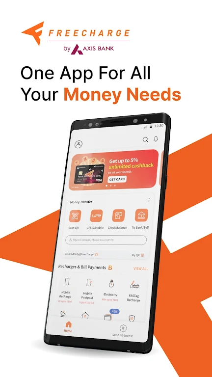 Freecharge UPI & Credit Card  Screenshot 1