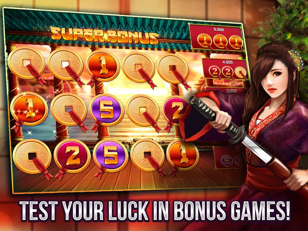 Vegas Casino Slots - Samurai  Screenshot 3