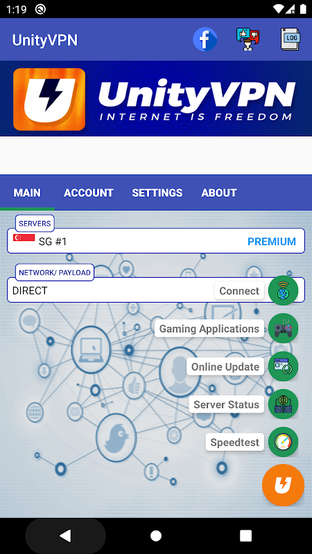 UnityVPN  Screenshot 3