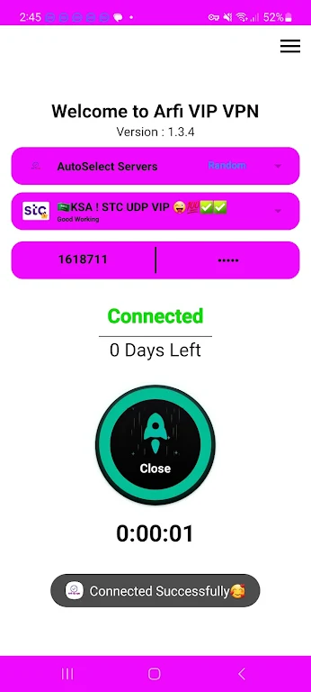 ARFI VIP VPN  Screenshot 3