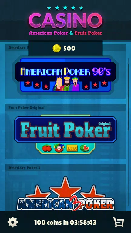 American Poker 90's Casino  Screenshot 1