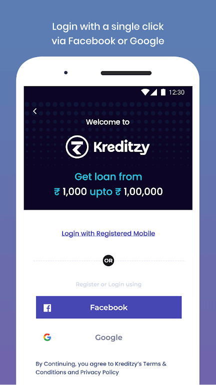 Kreditzy Personal Loan App  Screenshot 3