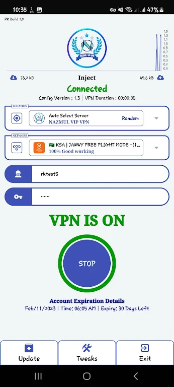 NAZMUL VIP VPN  Screenshot 1