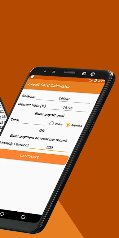 Credit Card Calculator  Screenshot 4