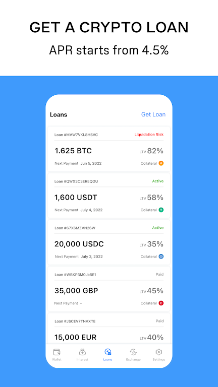 CoinLoan: Сrypto & Fiat Loans  Screenshot 3