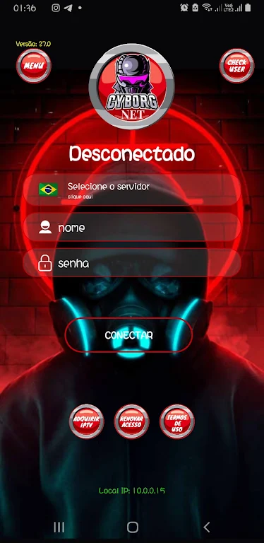 CYBORG NET VPN  Screenshot 1