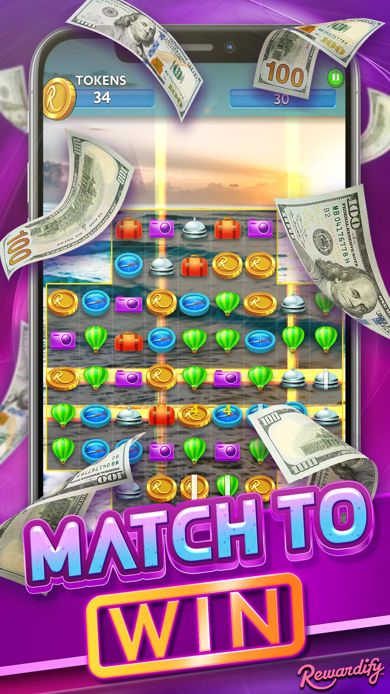 Match To Win: Real Money Games  Screenshot 3