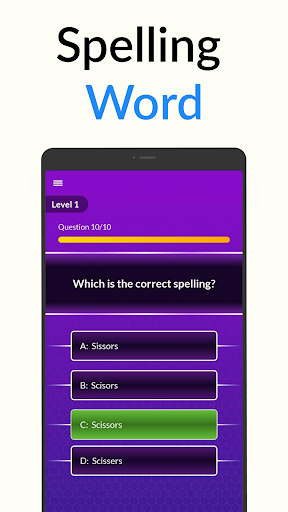 Spelling Quiz: Spell the words  Screenshot 2