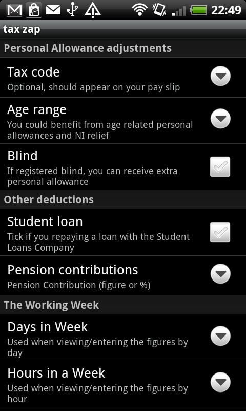 tax zap free-UK tax calculator  Screenshot 3