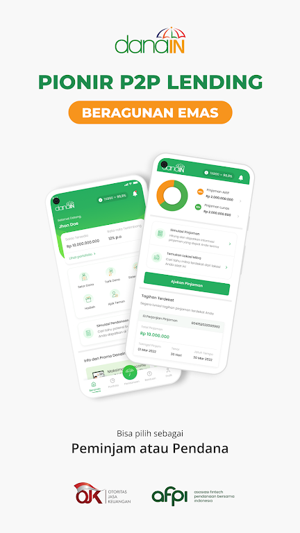 Danain - P2P Lending Beragunan  Screenshot 1