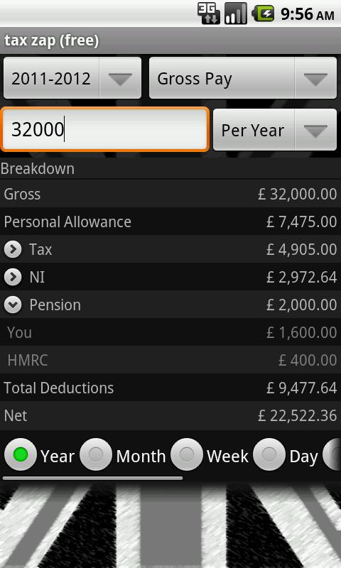 tax zap free-UK tax calculator  Screenshot 4