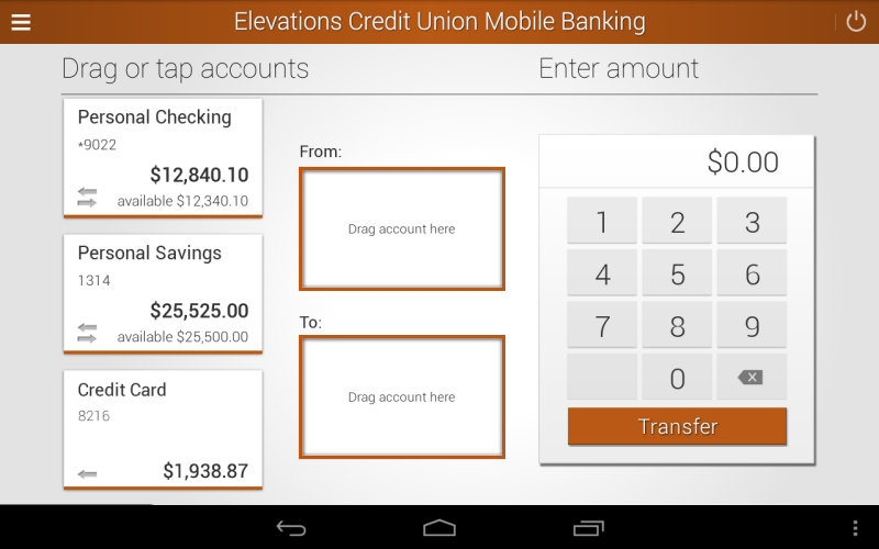 Elevations Credit Union Mobile  Screenshot 3