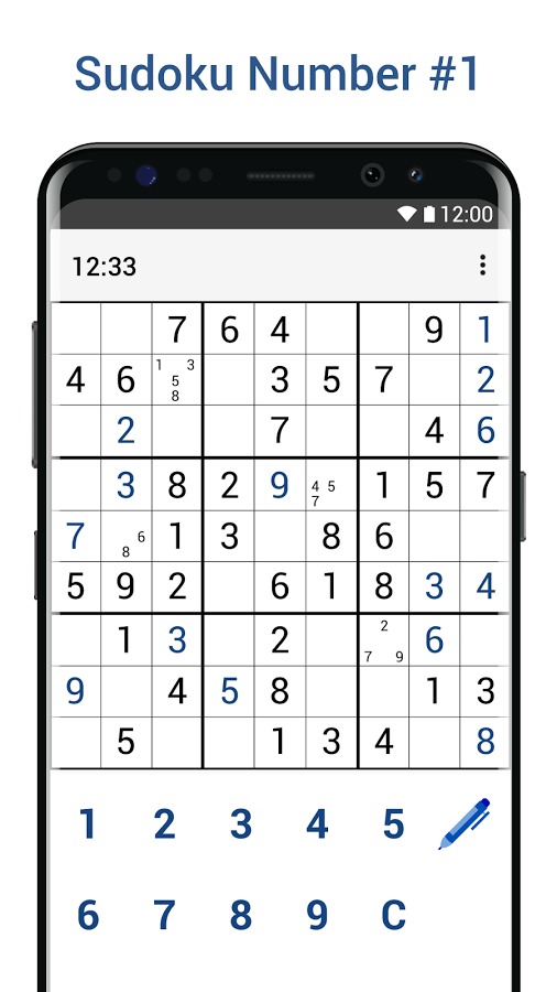 Sudoku Number 1 Logic Games, Easy & Hard Puzzles  Screenshot 1