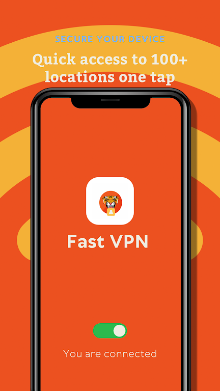 Fast VPN -Secure and Trusted  Screenshot 1