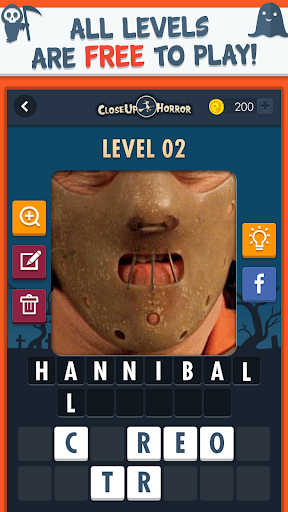 Close Up Horror: Pic Word Quiz  Screenshot 4