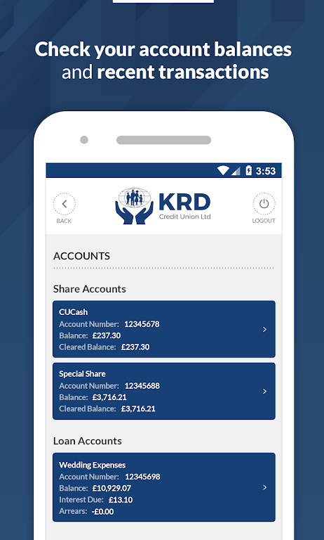 KRD Credit Union  Screenshot 2