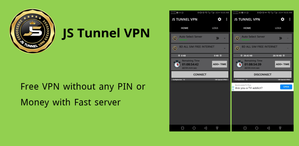 JS Tunnel VPN  Screenshot 1