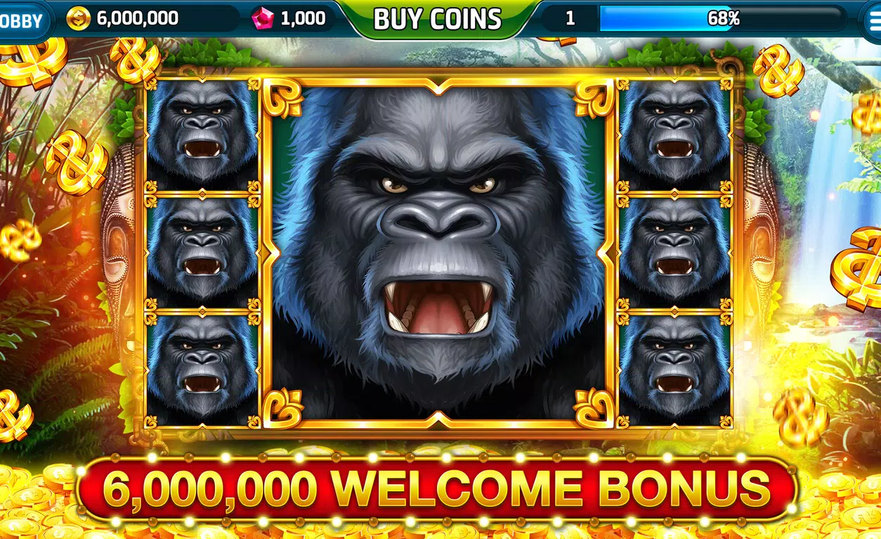 Ape Slots: Vegas Casino Deluxe  Screenshot 1