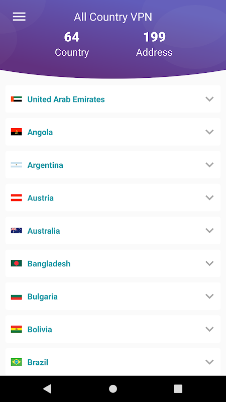 All Country VPN  Screenshot 3